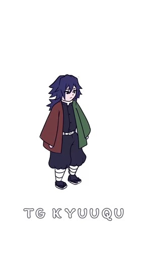 I just really liked the sound, but I didn't have the energy to draw anything beautiful, so I just did some sketches. #giyushino #fanart #demonslayer #animation #hello