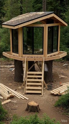 RESTORATION of TREEHOUSE time lapse !