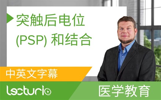 【Lecturio医学教育】突触后电位（PSP）和结合 — 生理学