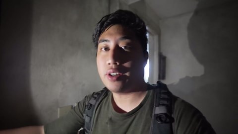 The family lived in this abandoned funeral home with everything inside