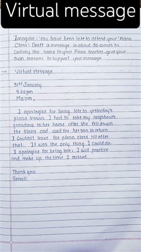 virtual message drafting