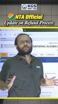 NTA Refund News 2026 🔥 Sabhi Students Ke Liye Important Update! #ntalatestupdate #refundprocess