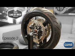 How I Changed & Balanced My Motorcycle Tire and Wheel by Hand E.2