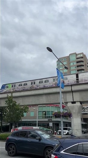 Vancouver Translink Canada Line SkyTrain in Richmond BC 8/6/2025