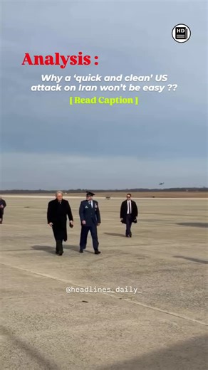 Headlines Daily | Geopolitics on Instagram: "Donald Trump has boxed himself in by promising to ‘help’ Iran’s protesters. But he has few good options for military operations that he can control. Iran is not a single pyramid with one man at the apex. It is a heterarchical, networked state: Overlapping hubs of power around the Supreme Leader’s office, the Revolutionary Guards, intelligence organs, clerical gatekeepers, and a patronage economy. In such a system, removing one node, even the most symb