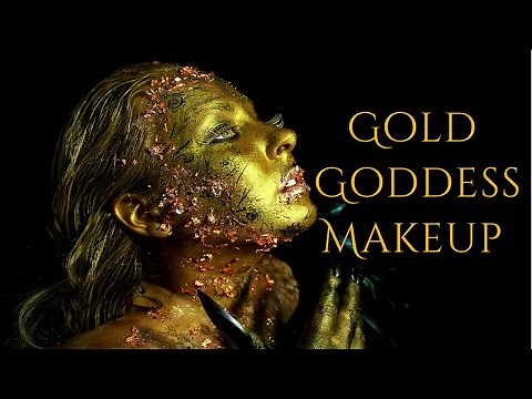 Halloween Gold Goddess Makeup Tutorial