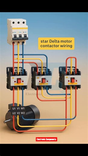 14K views · 207 reactions | Star Delta Motor contactor wiring #fblifestyle | 퐄퐥퐞퐜퐭퐫퐨퐧퐢퐜 퐂퐨퐦퐩퐨퐧퐞퐧퐭퐬 | Facebook