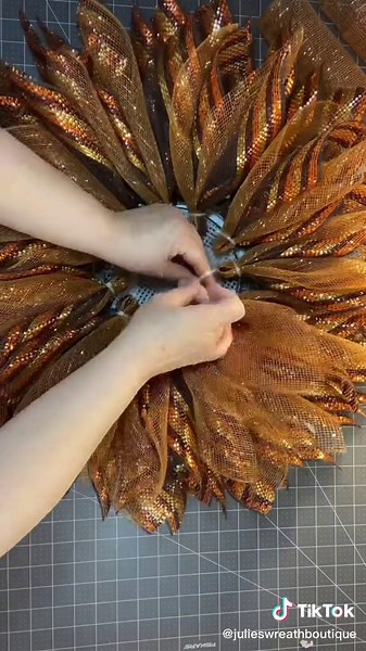 Fall Flower Wreath Tutorial