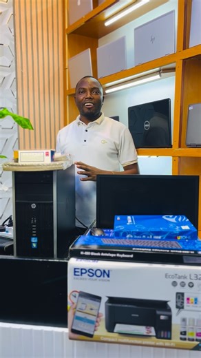 MANISI COMPUTER POINT on Instagram: "Je wajua? Kwa 850,000/= tu unapata hii COMBO ✅COMPLETE DESKTOP 👉HP core i5 👉Ram 4gb hdd 500gb 👉Processor 3.4ghz 👉Monitor inch 19 ✅ EPSON ECOTANK PRINTER L 3250 Wireless model with black & white and coloured 👉 Copy 👉 Scan 👉Printing PIGA SIMU : 0748039714 kuweka order yako"