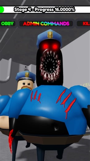 BARRY.EXE VS POLICE BARRY'S PRISON #shorts #roblox #trending #viral