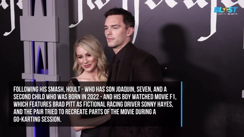 Nicholas Hoult was involved in a terrifying race car crash this year