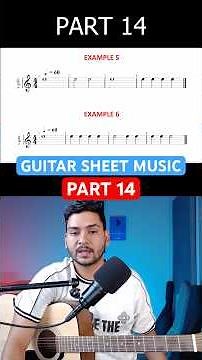 Practical examples for Guitar Sheet Music Part 14