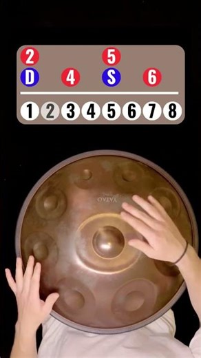 Lesson 10✨Master this advanced 8-beat handpan groove—elevate precision, dynamics, and flow.