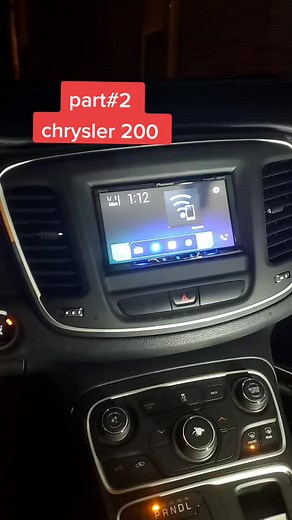 2015 Chrysler 200 Radio Upgrade with Car Play & Android Auto
