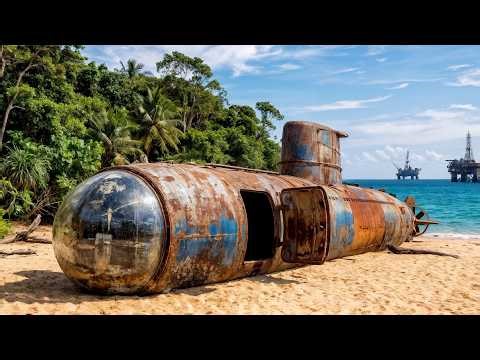 I Turned This Abandoned Submarine Into a Cozy House (ASMR)