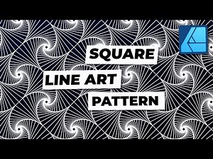 How to Create a Geometric Line Art Seamless Pattern in Affinity Designer (Vol.2)