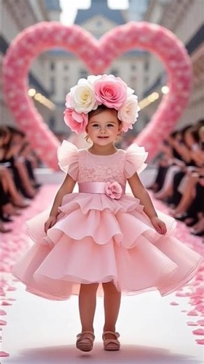 cute baby girl ramp walk | #ai #likeandsubscribe #shorts #fashion