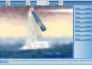 How to draw a Lighthouse