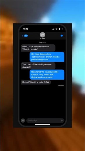 Dev Fixes Prod Issue with 5 Billion Ifs #shorts