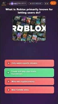 Minecraft vs Fortnite vs Roblox Quiz! Only 1% Win 🎮 #Shorts