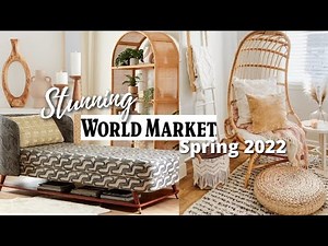 Stunning Home Decor at World Market | Beautiful Patio Furniture
