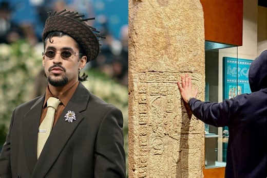 Bad Bunny recibe regaño oficial tras tocar pieza histórica en museo de México