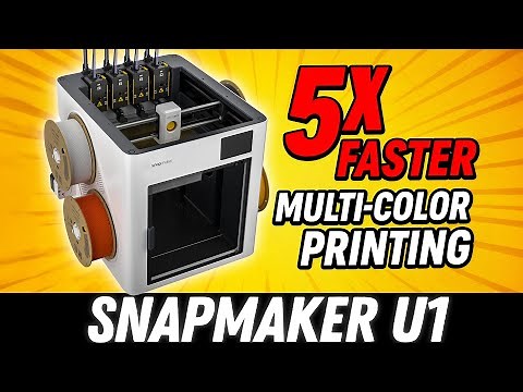 The End of Bambu AMS? Snapmaker U1 Multi Tool Head 3D Printer Sets the new Bar