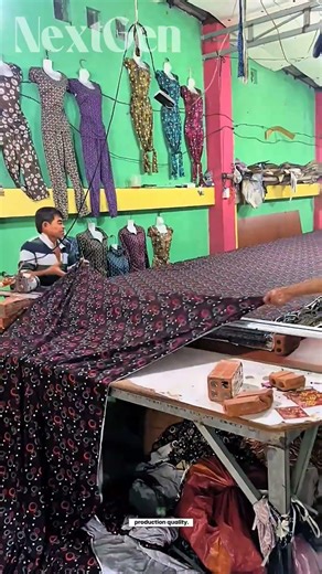 This Giant Fabric Cutting Machine Is Insanely Fast!"