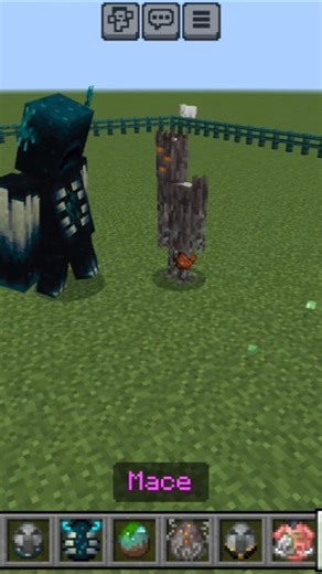 Warden Vs Creaking Minecraft Creative World #minecraft #shorts