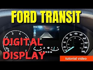 2025 Ford Transit Van | Driver Display & Menu Walkthrough