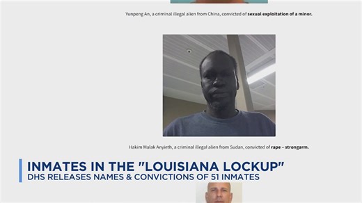 DHS releases names, records of 51 undocumented inmates housed at new Angola facility
