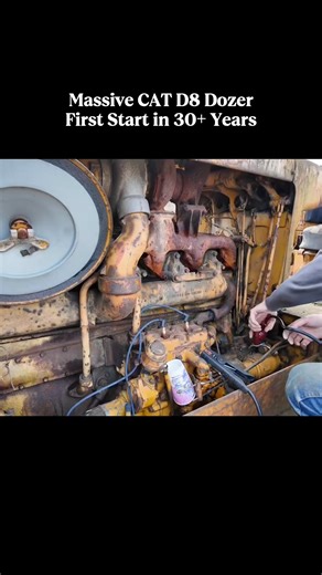 46K views · 847 reactions | First Start Massive Cat D8 Dozer in 30 years!#willitrun ... #restoration | Willitrun | Facebook