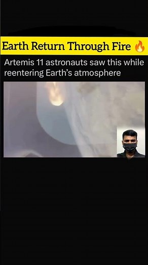 Earth Return: Through Fire 🔥 #Space #Reentry #Astronauts #Plasma #Science #NASA