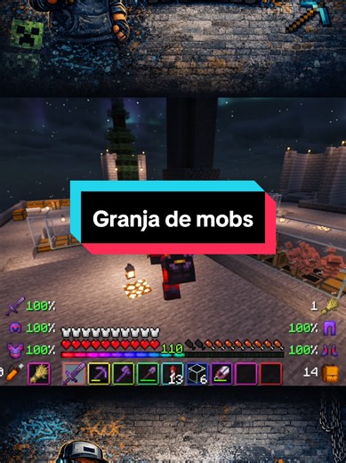 Mi primer granja de mobs sencilla. #CapCut #ventaquincenal #minecraftdebarrio #gaming #minecraft