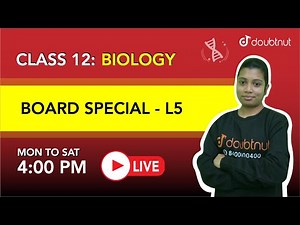 BOARD SPECIAL | Previous Year Questions | Class 12 Biology | 4 PM Class By Somia Ma'am |L5| Doubtnut