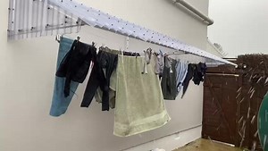 Wild wind and rain today! Just taking it in this wash almost perfectly dry just need a quick spin in the dryer and another load ready to hang out ☔️ #ClothesLineLove #Washing #outdoorcanopies #SupportLocal #FamilyBusiness #ClotheslineCanopy #IrishBusiness #Drying #Weather #clotheslinesofinstagram | Clothesline Canopy