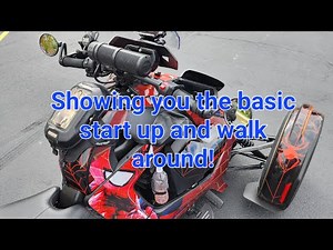 How to start up and operate a Can-Am Ryker! For beginners!