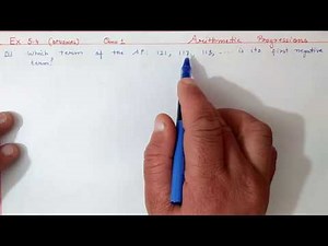 Chapter:5 Ex.5.4 (Q.1,2,3) Arithmetic Progressions | Ncert Maths Class 10 | Cbse.