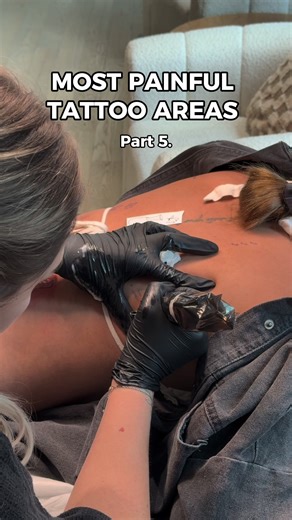 💀 Most Painful Tattoo Areas. Part 5.💀 Have you ever gotten tattoos in any of these areas ? How would you rate those ? #tattootips #tattooprocess #tattoopain #tattooplacement