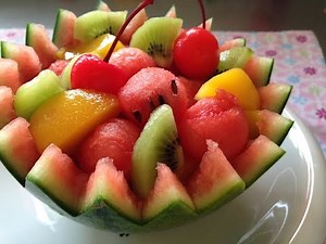 《お菓子作り》スイカのフルーツポンチ