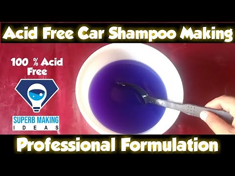 car shampoo making formula | Acid Free Car Shampoo | car wash at home #carshampoo #smallfactory