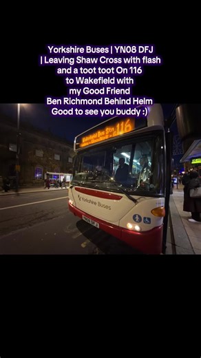 Yorkshire Buses | YN08 DFJ | Leaving Shaw Cross with flash and a toot toot On 116 to Wakefield with my Good Friend Ben Richmond Behind Helm Good to see you buddy :) #yorkshirebuses #scania #Kettle @Ben Richmond