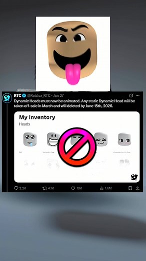 W roblox!!!!! #fyp #roblox #robloxdynamicheads #trending #robloxupdate (satire)