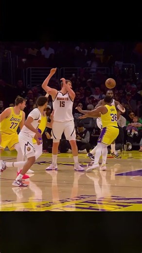 How Did Nikola Jokic See This Pass Slow Motion!