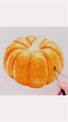 Now's the perfect time of year to paint a realistic, 3D pumpkin. Your finished painting can become a seasonal decoration you display year after year. I show you how in this free mini class: 🎃 https://www.naturestudio.com/realistic-pumpkin-watercolor/ ⁠ .⁠ .⁠ .⁠ .⁠ .⁠ #onlineartschool #onlineschool #learntopaint #artclass #artsclasses #artlesson #artlessons #paintingclass #paintingclasses #watercolorclass #watercolorclasses #watercolourclass #pumpkinpatch #arttutorial #howtopaint #paintingtips #