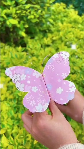 Flying butterfly making