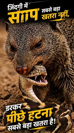 "Mongoose vs Cobra! | Epic Fight for Survival" #animal #snake #wildlifeentertainment