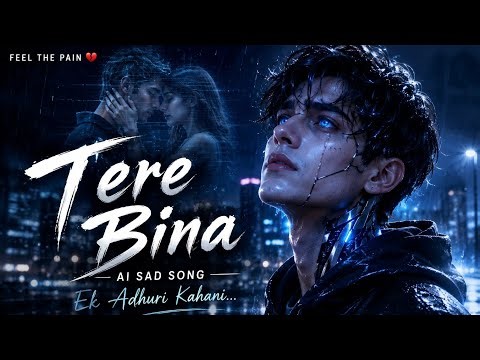 Tere Bina 💔 | AI Sad Song Hindi 2026 | Emotional Heartbreak Song | Official Music Video