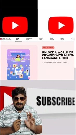 Multiple Audio tracks in YouTube 💻🧏🎧