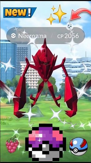 Finally I Got✨️Shiny Necrozma Raid in Pokemon Go
